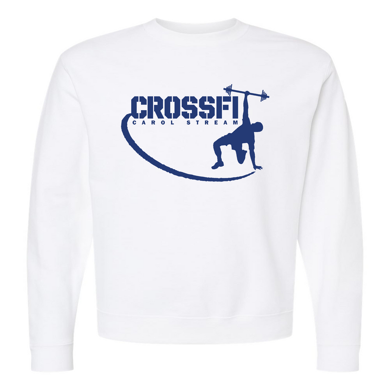 Mens 2X-Large WHITE Midweight Sweatshirt