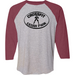 Mens 2X-Large VINTAGEHTR_VINTAGE_BURGUNDY 3/4 Sleeve