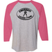 Mens 2X-Large HOT_PINK 3/4 Sleeve