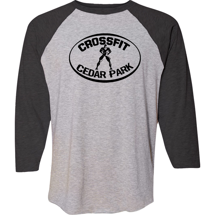 Mens 2X-Large VINTAGEHEATHER_VINTAGE_SMOKE 3/4 Sleeve