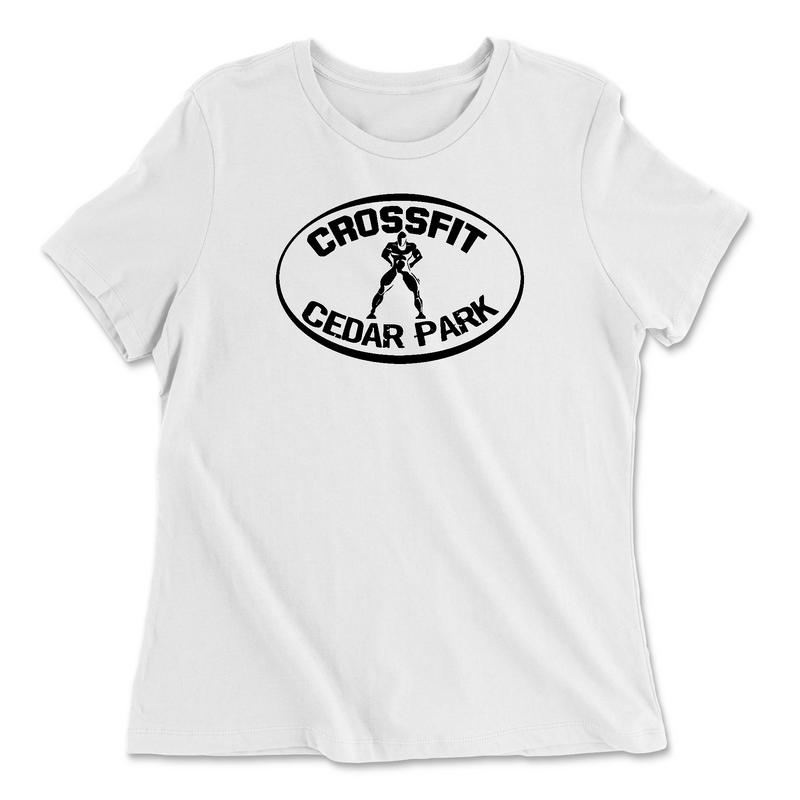 Womens 2X-Large WHITE Relaxed Jersey T-Shirt