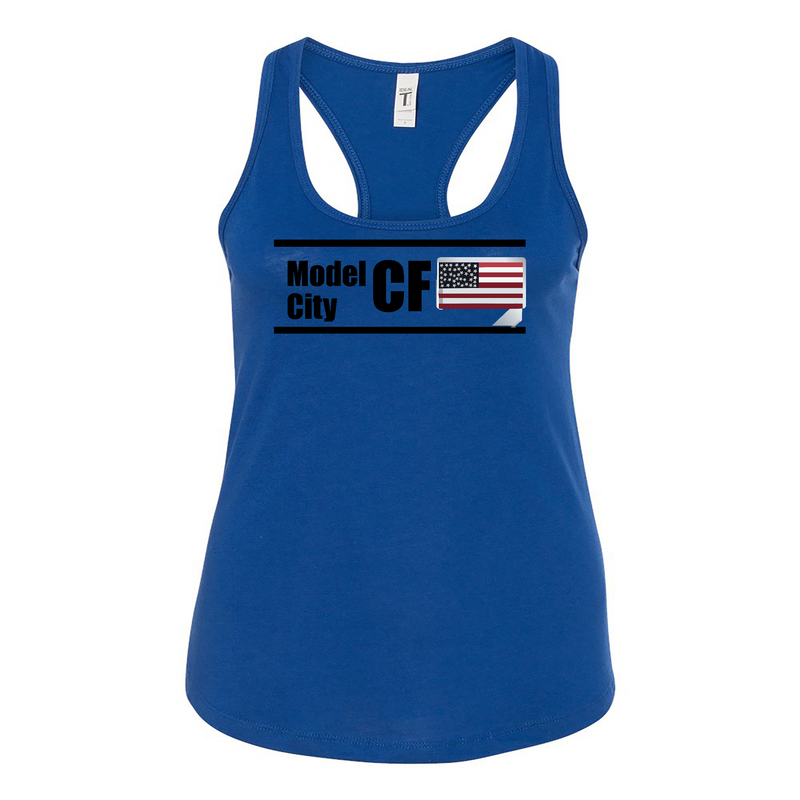 Womens 2X-Large ROYAL Tank Top (Front Print Only)