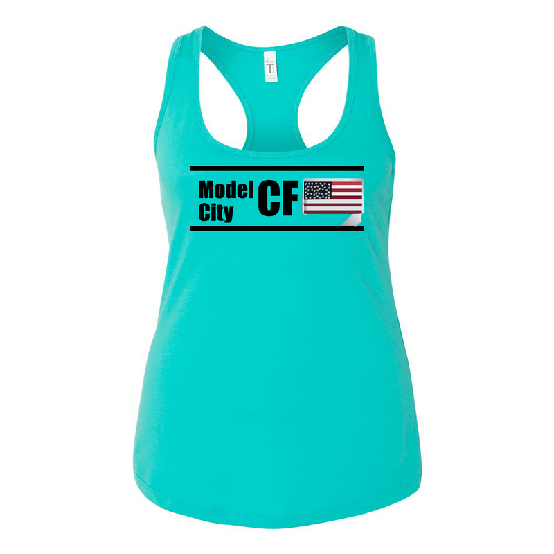 Womens 2X-Large TAHITI_BLUE Tank Top (Front Print Only)