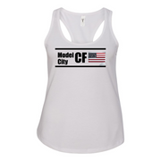 Womens 2X-Large WHITE Tank Top (Front Print Only)