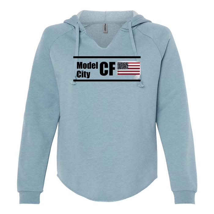 Womens 2X-Large MISTY_BLUE Hoodie