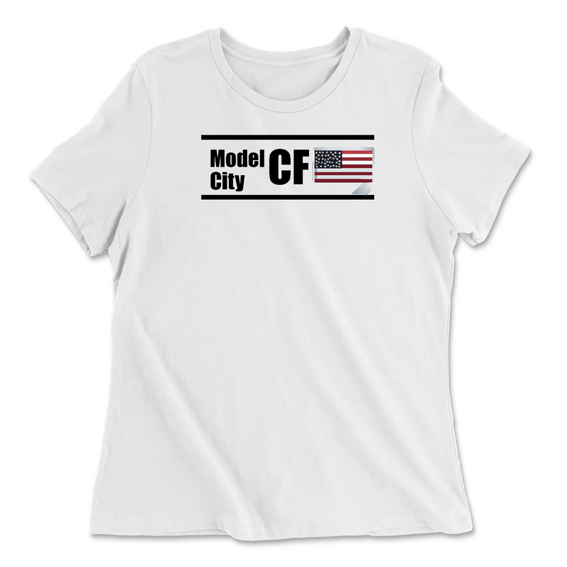 Womens 2X-Large WHITE Relaxed Jersey T-Shirt