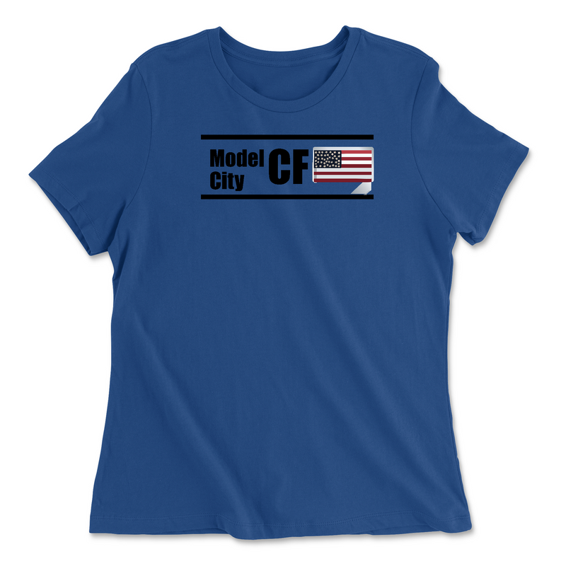 Womens 2X-Large TRUE_ROYAL Relaxed Jersey T-Shirt