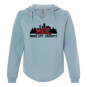 Womens 2X-Large MISTY_BLUE Hoodie