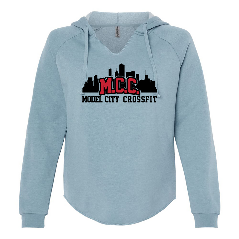 Womens 2X-Large MISTY_BLUE Hoodie