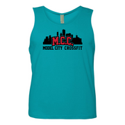 Mens 2X-Large TAHITI_BLUE Tank Top