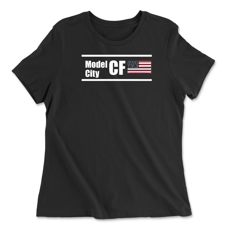 Womens 2X-Large BLACK Relaxed Jersey T-Shirt