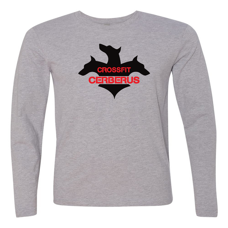 Mens 2X-Large HEATHER_GRAY Long Sleeve