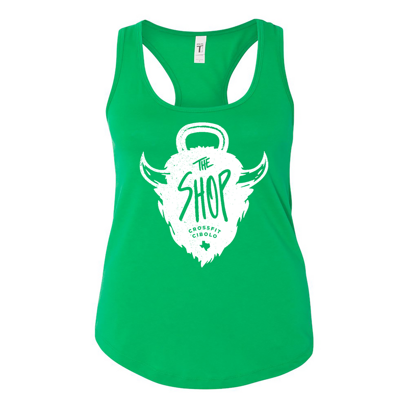 Womens 2X-Large KELLY_GREEN Tank Top