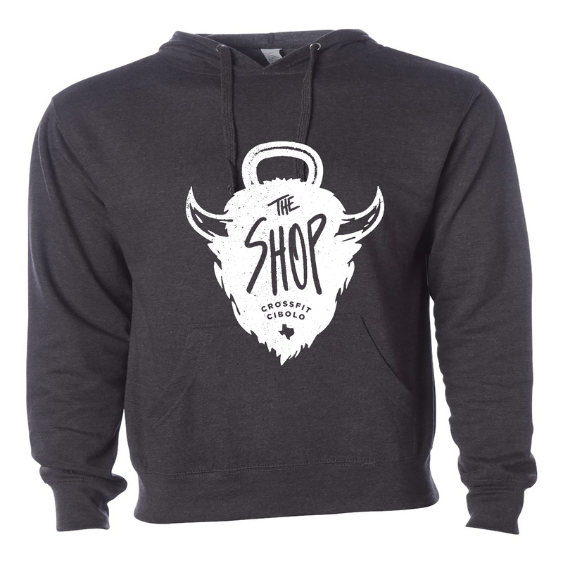 Mens 2X-Large CHARCOAL_HEATHER Hoodie