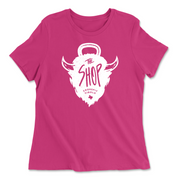Womens 2X-Large BERRY Relaxed Jersey T-Shirt