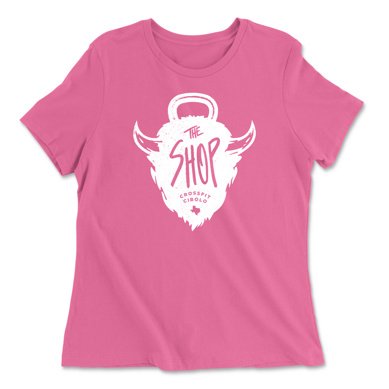 Womens 2X-Large CHARITY_PINK Relaxed Jersey T-Shirt