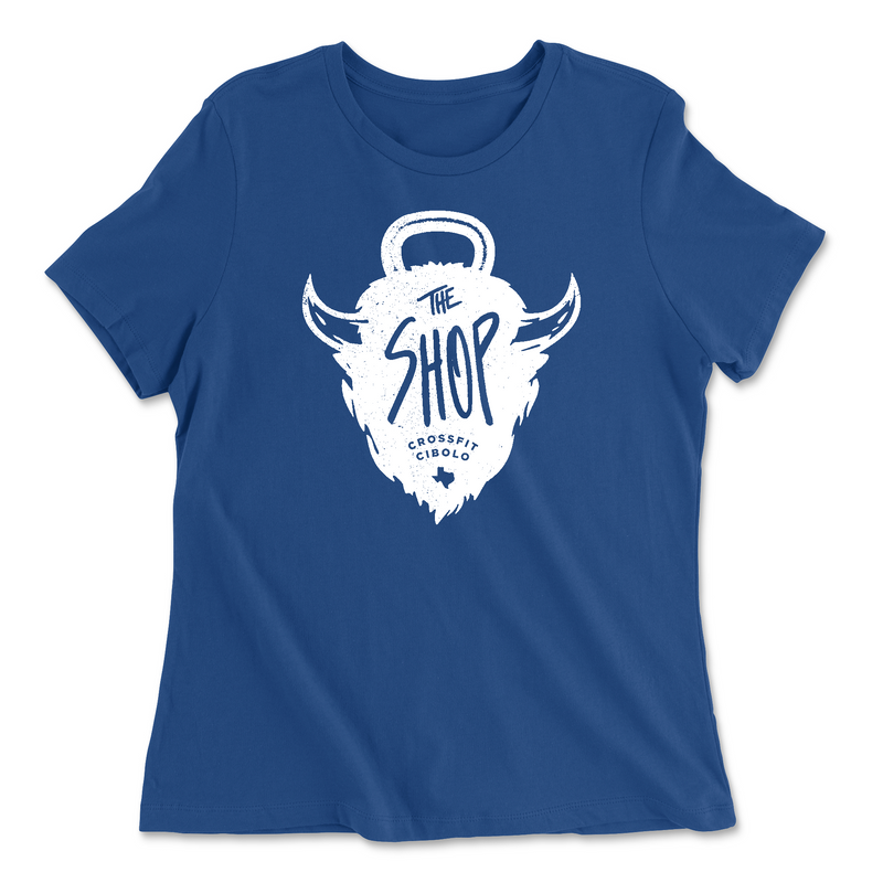 Womens 2X-Large TRUE_ROYAL Relaxed Jersey T-Shirt