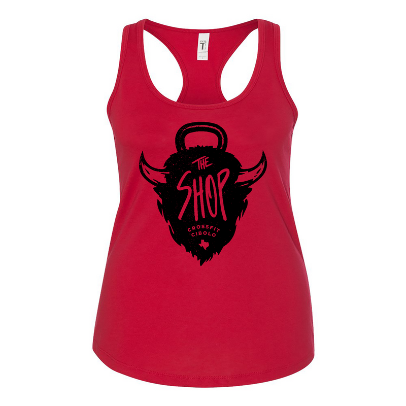 Womens 2X-Large RED Tank Top