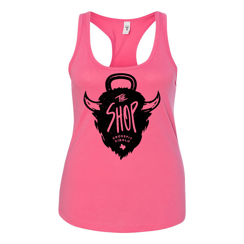 Womens 2X-Large HOT_PINK Tank Top