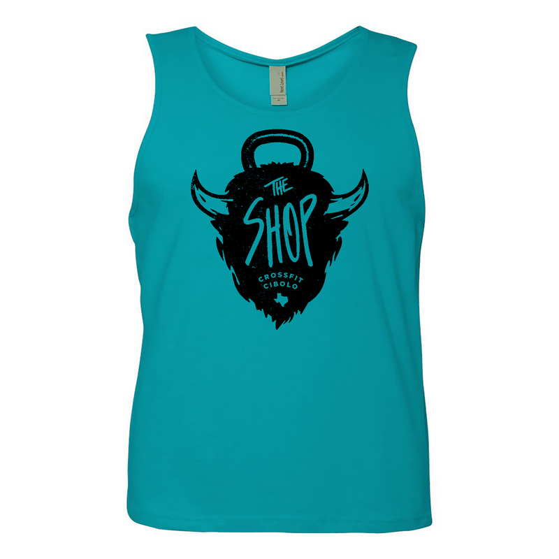 Mens 2X-Large TAHITI_BLUE Tank Top