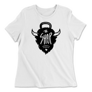 Womens 2X-Large WHITE Relaxed Jersey T-Shirt