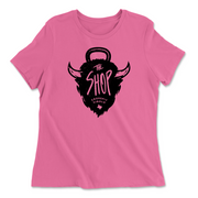 Womens 2X-Large CHARITY_PINK Relaxed Jersey T-Shirt