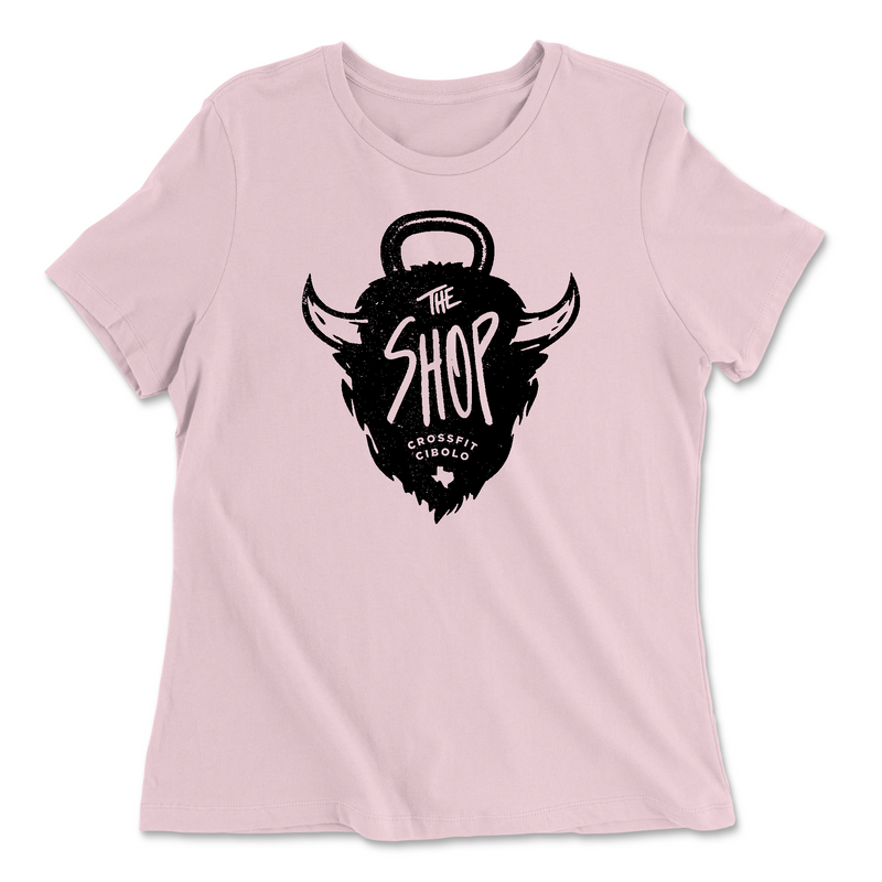 Womens 2X-Large PINK Relaxed Jersey T-Shirt
