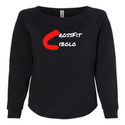 Womens 2X-Large BLACK CrewNeck