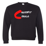 Mens 2X-Large BLACK Midweight Sweatshirt