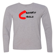 Mens 2X-Large HEATHER_GRAY Long Sleeve