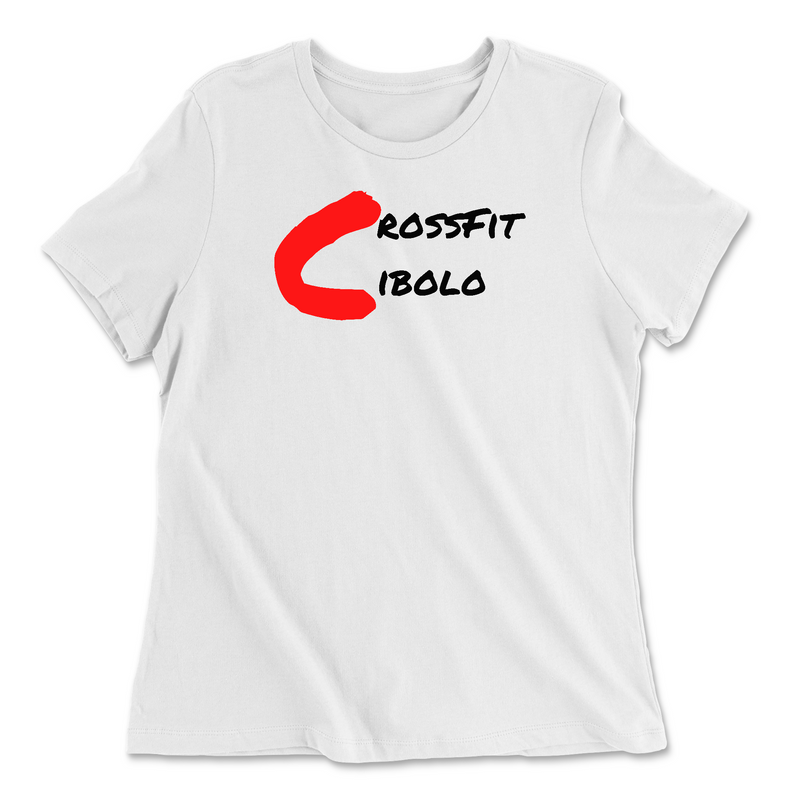 Womens 2X-Large WHITE Relaxed Jersey T-Shirt