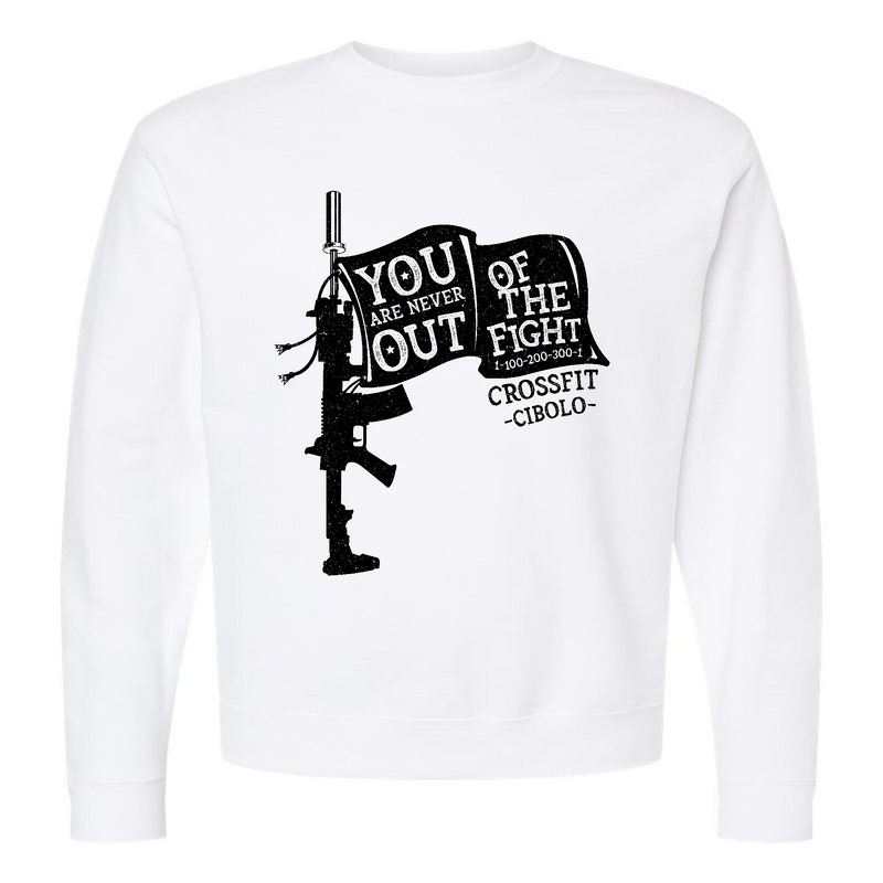 Mens 2X-Large WHITE Midweight Sweatshirt
