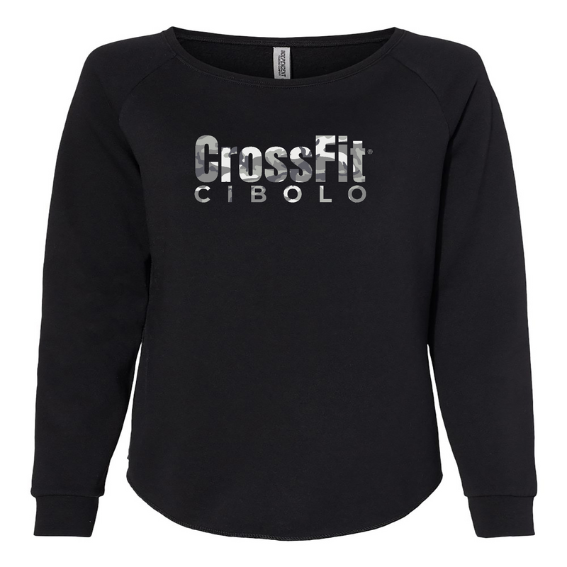 Womens 2X-Large BLACK CrewNeck