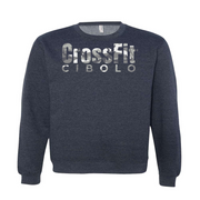 Mens 2X-Large CLASSIC_NAVY_HEATHER Midweight Sweatshirt
