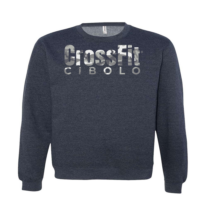 Mens 2X-Large CLASSIC_NAVY_HEATHER Midweight Sweatshirt