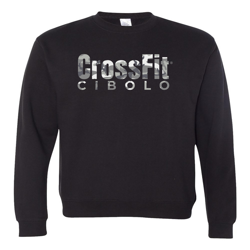 Mens 2X-Large BLACK Midweight Sweatshirt