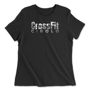Womens 2X-Large BLACK Relaxed Jersey T-Shirt