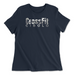 Womens 2X-Large NAVY Relaxed Jersey T-Shirt