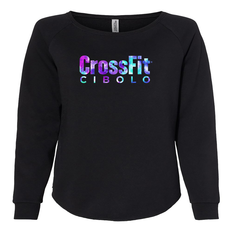 Womens 2X-Large BLACK CrewNeck