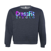 Mens 2X-Large CLASSIC_NAVY_HEATHER Midweight Sweatshirt