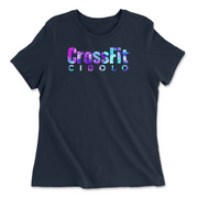 Womens 2X-Large NAVY Relaxed Jersey T-Shirt