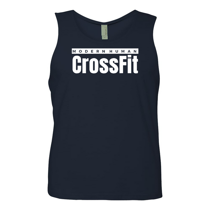 Modern Human CrossFit White Mens - Tank Top