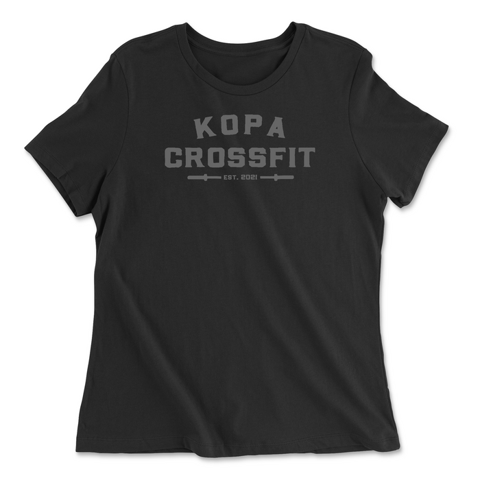 Kopa CrossFit Stone Grey Womens - Relaxed Jersey T-Shirt