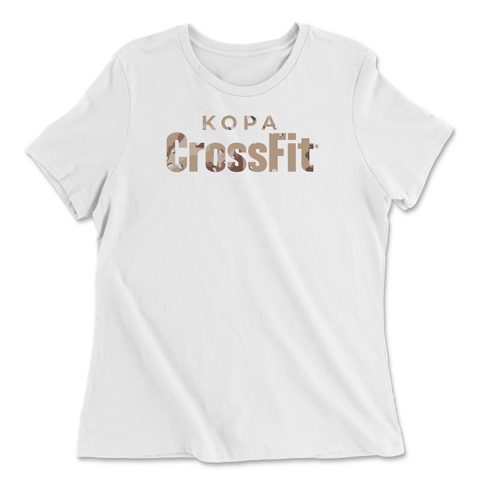 Kopa CrossFit Camo Womens - Relaxed Jersey T-Shirt