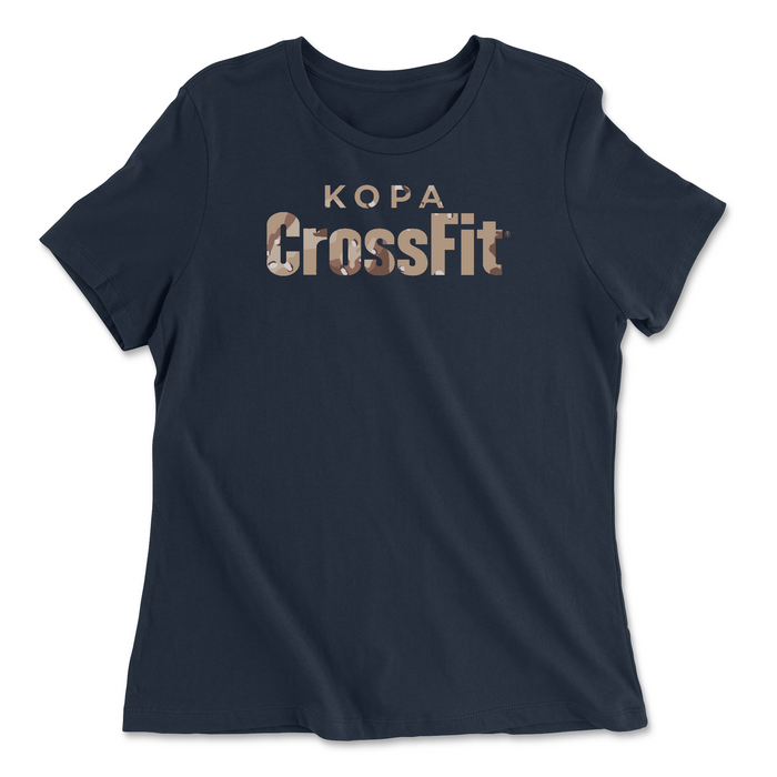 Kopa CrossFit Camo Womens - Relaxed Jersey T-Shirt