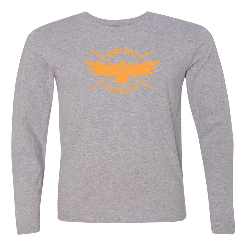 CrossFit Lindsay Orange Mens - Long Sleeve
