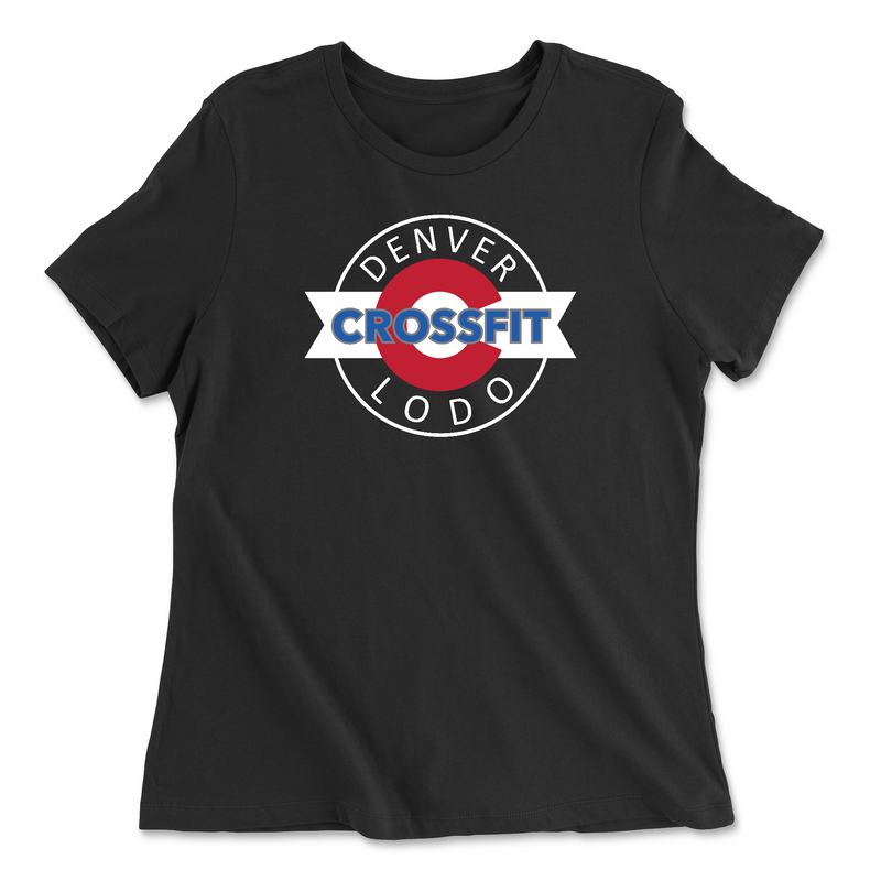 Womens 2X-Large BLACK Relaxed Jersey T-Shirt