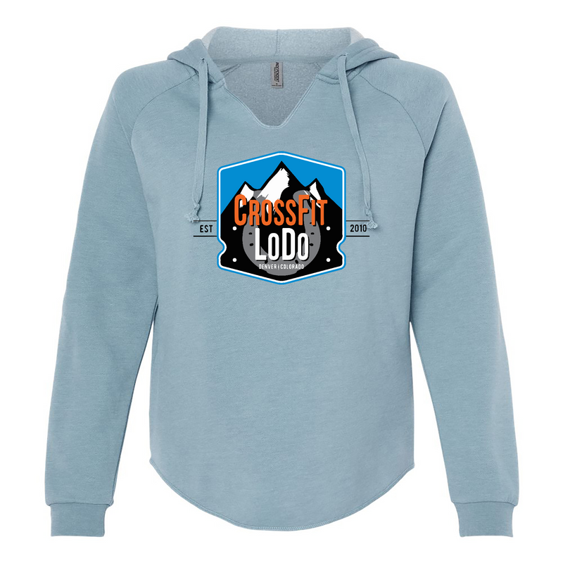Womens 2X-Large MISTY_BLUE Hoodie