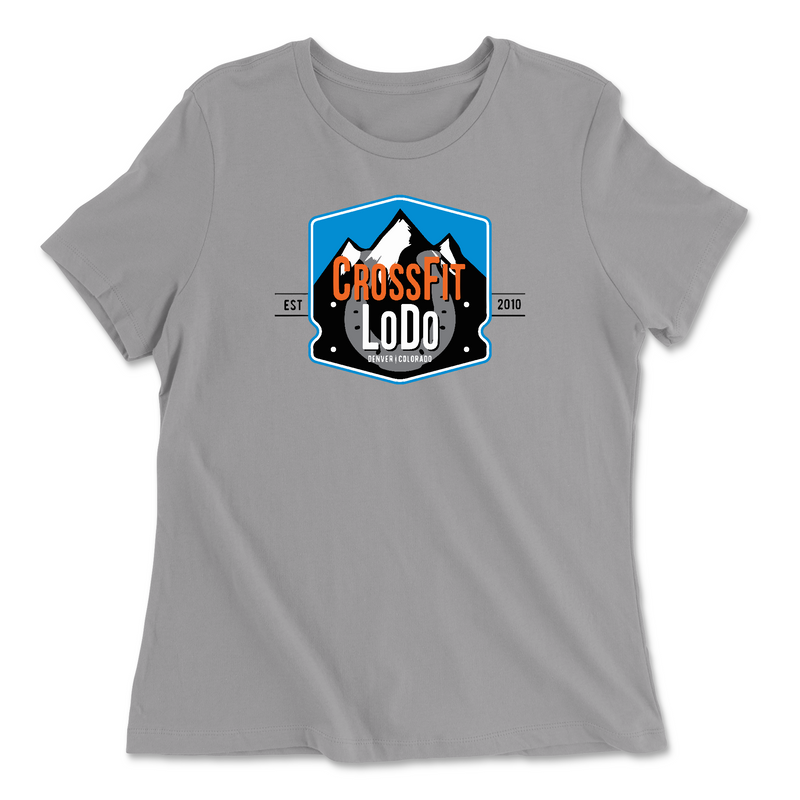 Womens 2X-Large SOLID_ATHLETIC_GREY Relaxed Jersey T-Shirt