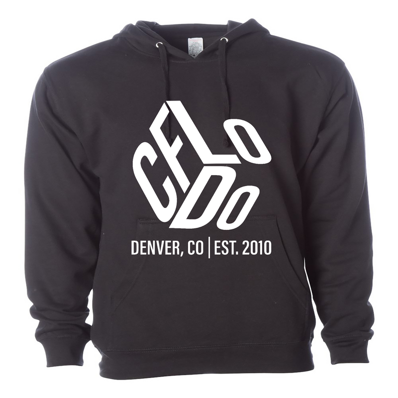 Mens 2X-Large BLACK Hoodie